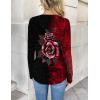 image:imageZeagoo Women Long Sleeve Tops Dressy Casual V Neck Tshirts Basics Tee 2025 Fall Trendy Clothes S2XLBf309