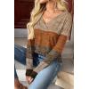 image:imageZeagoo Women Long Sleeve Tops Dressy Casual V Neck Tshirts Basics Tee 2025 Fall Trendy Clothes S2XLJh398