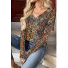 image:imageZeagoo Women Long Sleeve Tops Dressy Casual V Neck Tshirts Basics Tee 2025 Fall Trendy Clothes S2XLMz721