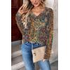 image:imageZeagoo Women Long Sleeve Tops Dressy Casual V Neck Tshirts Basics Tee 2025 Fall Trendy Clothes S2XLMz721