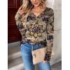 image:imageZeagoo Women Long Sleeve Tops Dressy Casual V Neck Tshirts Basics Tee 2025 Fall Trendy Clothes S2XLMz857