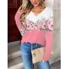 image:imageZeagoo Women Long Sleeve Tops Dressy Casual V Neck Tshirts Basics Tee 2025 Fall Trendy Clothes S2XLSf122