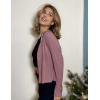 image:imageZeagoo Womens Lightweight Summer Cardigan Cropped Long Sleeve Shrug Thin Open Front Sheer Bolero for DressesRed Bean Paste