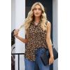 image:imageZeagoo Womens Sleeveless Button Down Shirts Blouses Casual Loose V Neck Tank Tops for Work SXXLAn136