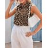 image:imageZeagoo Womens Sleeveless Button Down Shirts Blouses Casual Loose V Neck Tank Tops for Work SXXLAn136
