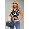 image:imageZeagoo Womens Sleeveless Button Down Shirts Blouses Casual Loose V Neck Tank Tops for Work SXXLCx312