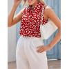 image:imageZeagoo Womens Sleeveless Button Down Shirts Blouses Casual Loose V Neck Tank Tops for Work SXXLJh590