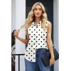 image:imageZeagoo Womens Sleeveless Button Down Shirts Blouses Casual Loose V Neck Tank Tops for Work SXXLJh592