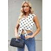image:imageZeagoo Womens Sleeveless Button Down Shirts Blouses Casual Loose V Neck Tank Tops for Work SXXLJh592
