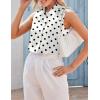 image:imageZeagoo Womens Sleeveless Button Down Shirts Blouses Casual Loose V Neck Tank Tops for Work SXXLJh592
