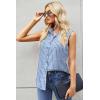 image:imageZeagoo Womens Sleeveless Button Down Shirts Blouses Casual Loose V Neck Tank Tops for Work SXXLTz273