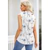 image:imageZeagoo Womens Sleeveless Button Down Shirts Blouses Solid Casual Basic V Neck Tank Tops for Work SXXLBf112