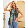 image:imageZeagoo Womens Sleeveless Button Down Shirts Blouses Solid Casual Basic V Neck Tank Tops for Work SXXLCx289