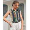 image:imageZeagoo Womens Sleeveless Button Down Shirts Blouses Solid Casual Basic V Neck Tank Tops for Work SXXLCx289