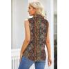 image:imageZeagoo Womens Sleeveless Button Down Shirts Blouses Solid Casual Basic V Neck Tank Tops for Work SXXLMz721