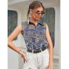 image:imageZeagoo Womens Sleeveless Button Down Shirts Blouses Solid Casual Basic V Neck Tank Tops for Work SXXLMz919