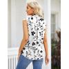 image:imageZeagoo Womens Sleeveless Button Down Shirts Blouses Solid Casual Basic V Neck Tank Tops for Work SXXLSf291