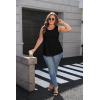 image:imageZeagoo Womens Summer Tank Tops Sleeveless Babydoll Tops Loose Fit Tunic Blouses Crew Neck Flowy Shirts S3XLA Black