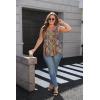 image:imageZeagoo Womens Summer Tank Tops Sleeveless Babydoll Tops Loose Fit Tunic Blouses Crew Neck Flowy Shirts S3XLAa Paisley Floral Print