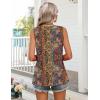 image:imageZeagoo Womens Summer Tank Tops Sleeveless Babydoll Tops Loose Fit Tunic Blouses Crew Neck Flowy Shirts S3XLAa Paisley Floral Print