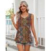 image:imageZeagoo Womens Summer Tank Tops Sleeveless Babydoll Tops Loose Fit Tunic Blouses Crew Neck Flowy Shirts S3XLAa Paisley Floral Print
