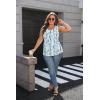 image:imageZeagoo Womens Summer Tank Tops Sleeveless Babydoll Tops Loose Fit Tunic Blouses Crew Neck Flowy Shirts S3XLBlue Abstract Stripes