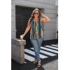 image:imageZeagoo Womens Summer Tank Tops Sleeveless Babydoll Tops Loose Fit Tunic Blouses Crew Neck Flowy Shirts S3XLBrushstroke Stripe