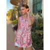 image:imageZeagoo Womens Summer Tank Tops Sleeveless Babydoll Tops Loose Fit Tunic Blouses Crew Neck Flowy Shirts S3XLPink Paisley Floral