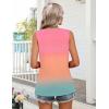 image:imageZeagoo Womens Summer Tank Tops Sleeveless Babydoll Tops Loose Fit Tunic Blouses Crew Neck Flowy Shirts S3XLSunset Ombre
