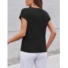 image:imageZeagoo Womens Sweater Vest Fall 2026 Loose Fit Cape Sleeve Knit Ribbed Tank Tops with Front Pocket SXXLBlack