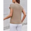 image:imageZeagoo Womens Sweater Vest Fall 2026 Loose Fit Cape Sleeve Knit Ribbed Tank Tops with Front Pocket SXXLLight Coffee