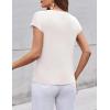 image:imageZeagoo Womens Sweater Vest Fall 2026 Loose Fit Cape Sleeve Knit Ribbed Tank Tops with Front Pocket SXXLWhite