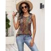 image:imageZeagoo Womens Tank Tops Summer Sleeveless Tops Loose Button Henley Shirts Crew Neck Dress Casual 2026 ClothesA Mz721