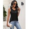 image:imageZeagoo Womens Tank Tops Summer Sleeveless Tops Loose Button Henley Shirts Crew Neck Dress Casual 2026 ClothesBlack