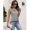 image:imageZeagoo Womens Tank Tops Summer Sleeveless Tops Loose Button Henley Shirts Crew Neck Dress Casual 2026 ClothesHf36