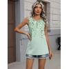 image:imageZeagoo Womens Tank Tops Summer Sleeveless Tops Loose Button Henley Shirts Crew Neck Dress Casual 2026 ClothesS242