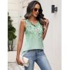 image:imageZeagoo Womens Tank Tops Summer Sleeveless Tops Loose Button Henley Shirts Crew Neck Dress Casual 2026 ClothesS242