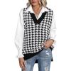 Houndstooth Black and White