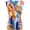 image:imageZeagoo Tank Top for Women Trendy Going Out Tops Sleeveless Shirts Ruched Business Casual Basic Tunic TopsColorful Colorblock