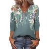 image:imageZeagoo Women Long Sleeve Tops Dressy Casual V Neck Tshirts Basics Tee 2025 Fall Trendy Clothes S2XLWf71