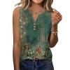 image:imageZeagoo Women Tank Tops Green Flower