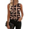 Brown Black Print