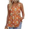 Orange Ethnic Print