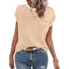 image:imageZeagoo Womens Sweater Vest Fall 2026 Loose Fit Cape Sleeve Knit Ribbed Tank Tops with Front Pocket SXXLBeige White Colorblock