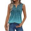 image:imageZeagoo Womens Tank Tops Summer Sleeveless Tops Loose Button Henley Shirts Crew Neck Dress Casual 2026 ClothesXh363