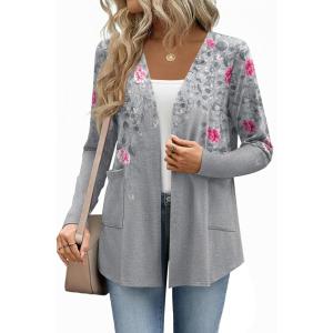 image:imageZeagoo Lightweight Cardigan for Women 2026 Long Sleeve Open Front Casual Cardigans with PocketsHf36
