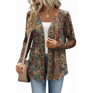 image:imageZeagoo Lightweight Cardigan for Women 2026 Long Sleeve Open Front Casual Cardigans with PocketsMz721