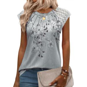 image:imageZeagoo Womens Lace Cap Sleeve Tank TopDh62