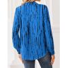 image:imageZeagoo Women Blouses Chiffon Long Sleeve Button Down Shirts Business Causal Dressy Work Top V Neck Summer Spring ClothesBlue Black