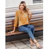 image:imageZeagoo Women Blouses Chiffon Long Sleeve Button Down Shirts Business Causal Dressy Work Top V Neck Summer Spring ClothesMandala Pattern